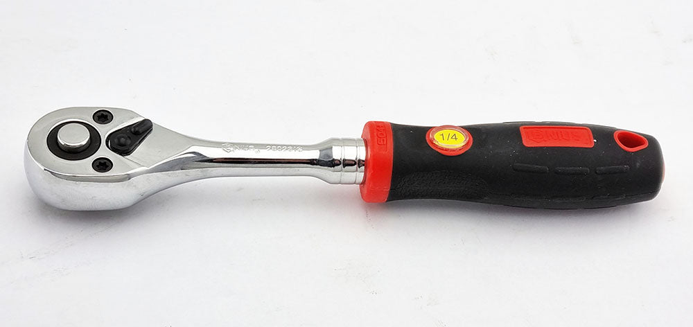 1/4" DRIVE HAND RATCHET - QUICK RELEASE MECHANISM FROM GENIUS TOOLS