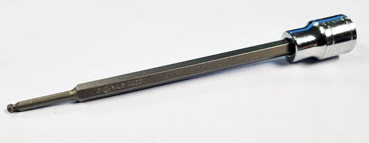 3/8" Drive 3mm Long Ball End Hex / Allen Bit Socket - 140mml From Genius Tools