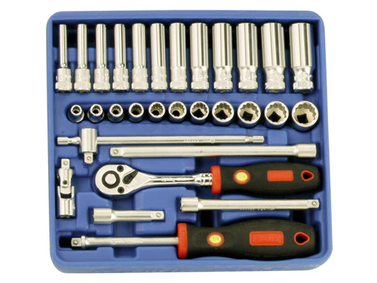 1/4" Drive Socket & Accessory Set Genius Tools Tw-230M