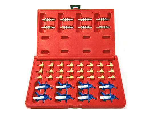 FLOW METER COMMON RAIL ADAPTER SET, 48 PIECES, FROM BRITOOL HALLMARK