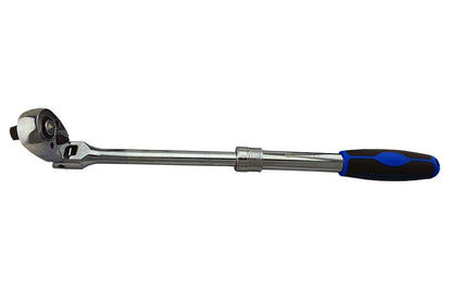 1/2" DRIVE EXTENDING RATCHET WITH LOCKING FLEX-HEAD FROM BRITOOL HALLMARK