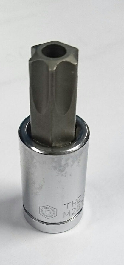 Tamperproof Torx Star Bit Socket Set 3/8" Dr Britool Hallmark M2Btxset12Tp