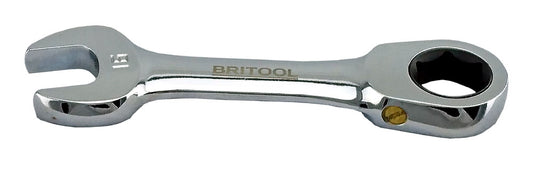 STUBBY / SHORT RATCHET SPANNER RANGE WITH 6-POINT RING FROM BRITOOL HALLMARK