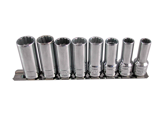 3/8" DRIVE METRIC SEMI-DEEP SOCKET SET (12-POINT) FROM BRITOOL HALLMARK