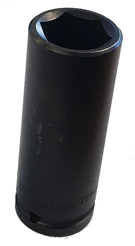 BRITOOL 1/2"SD 23MM DEEP HEXAGON IMPACT SOCKET - PEHDM23