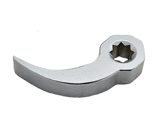 Compact 3/8" drive pry bar adaptor head with double square (8-point) profile, designed for use with breaker bars, ratchets, or wheel braces in tight spaces.