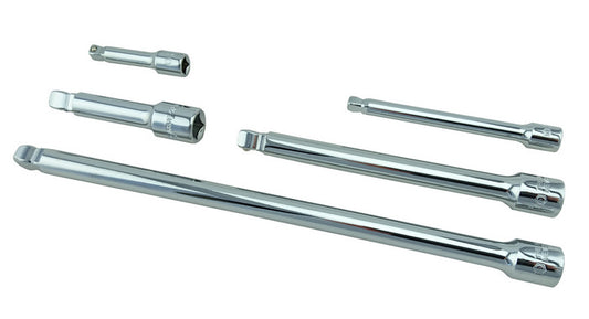 5 PIECE 1/4" AND 3/8" DRIVE WOBBLE EXTENSION BAR SET FROM BRITOOL HALLMARK