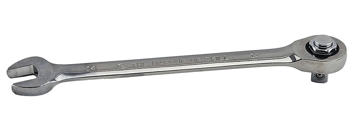 4pc Spanner 1/4", 3/8", 1/2" Sq Dr & Bit Adapter Set