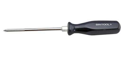 BRITOOL POZIDRIV SCREWDRIVER PZ2 X 125MM BLADE