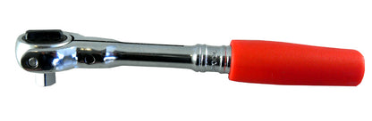 1/4" DRIVE SWIVEL HEAD RATCHET BRITOOL HALLMARK - RED HANDLE