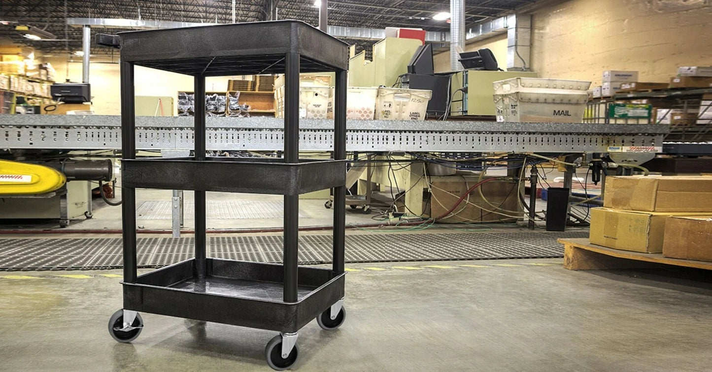 Luxor USA Multipurpose 3 Tier Utility Cart