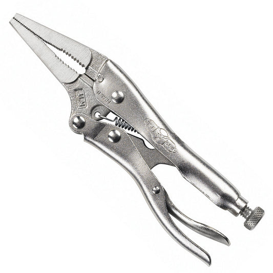 LONG NOSE LOCKING PLIERS WITH WIRE CUTTER 4" IRWIN VISE GRIP 4LN