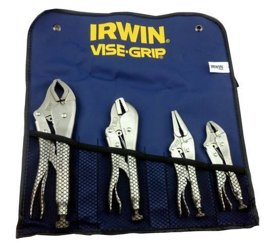 4 PIECE VISE-GRIP LOCKING PLIERS SET FROM IRWIN TOOLS T71