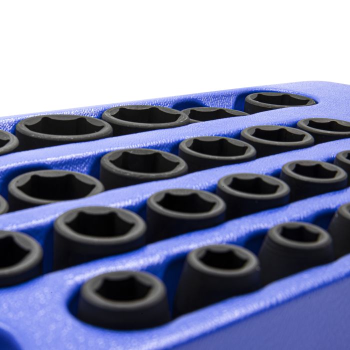 1/2" Dr. Metric Impact Socket Set 25 Piece Genius Tools TF-425M